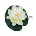 thumbnail image 4 of Esho 3Pcs Artificial Lotus Fake Floating Plant DIY Water Lily Simulation Lotus Home Garden Wedding Decor, 4 of 6