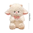 thumbnail image 2 of Soft Plush Lamb Stuffed Animal - Cute Fluffy Sheep Plush Toy, Adorable Lamb Doll for Easter Gift, Durable Plush Toy for Holiday Birthday Gift, Wedding Favor & Home Decor Accent Play, 9.84in, B, 2 of 8
