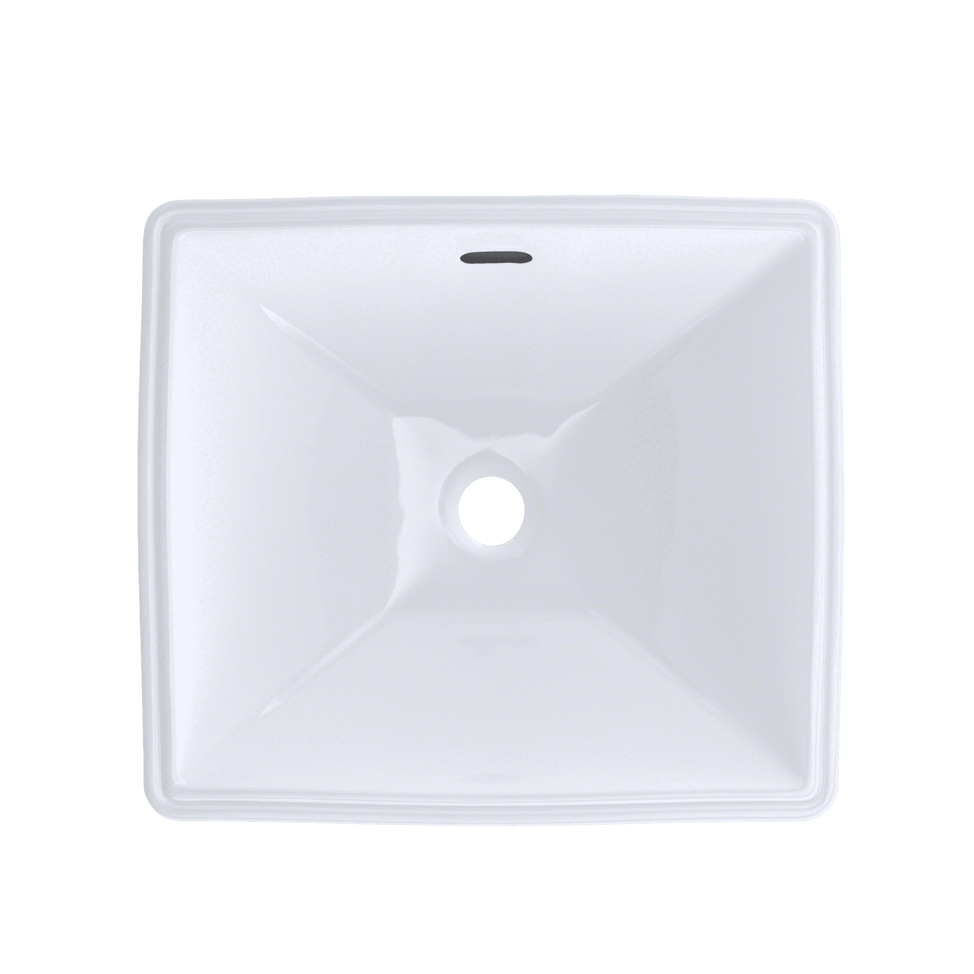 TOTO® Legato® Rectangular Undermount Bathroom Sink with CEFIONTECT, Cotton White - LT624G#01