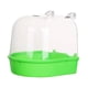 thumbnail image 3 of Jaula para pájaros de 13 cm, versátil, fácil de instalar, comedero para loros, bañera colgante. Verde, 3 of 8