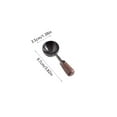 thumbnail image 3 of Coffee Measuring Spoon Stainless Steel Wooden Handle Baking Tea Scoop for Kitchen Pantry, Black, 3 of 8