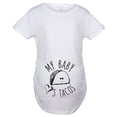 thumbnail image 1 of Blusa de Maternidad Para Mujer, Camisas de Verano Con Cuello Redondo, Manga Corta, Estampado en Color Sólido, Bonita Odeerbi ODB123289, 1 of 3