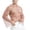 Pink, variant on Daiosportswear Men's Rhinestones Sparkle Fishnet Rave Tops Bell Sleeve Hollow Loose Sheer Festival Clubwear Shirts Streetwear Pink XL