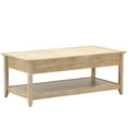 Greenport Coffee Table, Solid Wood with a Brushed Driftwood Finish