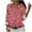 Red#1, variant on Utoimkio Women's Striped Button Down Shirts Classic Fit Long Sleeve Collared Office Work Blouses Tops for Women