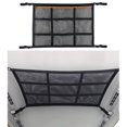 thumbnail image 1 of Bolsa de almacenamiento para automóvil, carrito de equipaje suspendido ajustable, bolsa de red de almacenamiento para techo interior, bolsa de red de almacenamiento para suministros de, 1 of 3