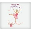 Birthday Ballerina - Caucasian Edible Icing Image (1/4 Sheet), Easy to use! Just peel backing and lay on top of cake on your icing. By Whimsical Practicality