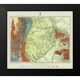 thumbnail image 2 of US Army 22x20 Black Modern Framed Museum Art Print Titled - Colorado New Mexico Land Classification Sheet, 2 of 5