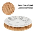 thumbnail image 5 of 6 Pcs  Practical Woven Placemat Heat Insulation Pad Table Protector Mat for Home, 5 of 6