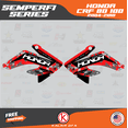 thumbnail image 2 of Kalair GFX Graphics Kit for Honda CRF80 (2011-2016) Semperfi Series, 2 of 5