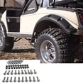 thumbnail image 1 of Huskey 4 Pcs Évasées de Voiturette de Golf DS avec Matériel en Acier Inoxydable pour Modèles DS 1993 et Plus g&E, en Plastique ABS Résistant aux Chocs pour Voiturette de Golf Surélevée avec Pneus Tout-Terrain, 1 of 4