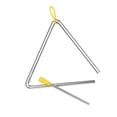 thumbnail image 4 of 4 Inch Steel Triangle Bell, Metal Mallet, Children Kid Rhythm Learning Musical Instrument Great for Sounds, Beat, Rhythm, 4 of 7