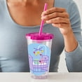 thumbnail image 3 of CafePress - Peppa Pig: Crib Giggles - 16 Ounce Classic Clear Insulated Double Wall Tumbler Cup with Lid Straw , Reusable, 3 of 5