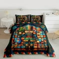 thumbnail image 2 of Manfei Retro Christmas Nutcraker Bedding Comforter Set,Merry Christmas Twin Comforter Sets,Retro Watercolor Glass Bedding Set For Teens,Ultra Soft Home Decor Reversible,2 Pieces, 2 of 8