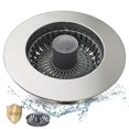 thumbnail image 1 of Colador de desagüe para fregadero de cocina Anlige, de latón, 3 en 1, desplegable, 9 cm, 1 of 6