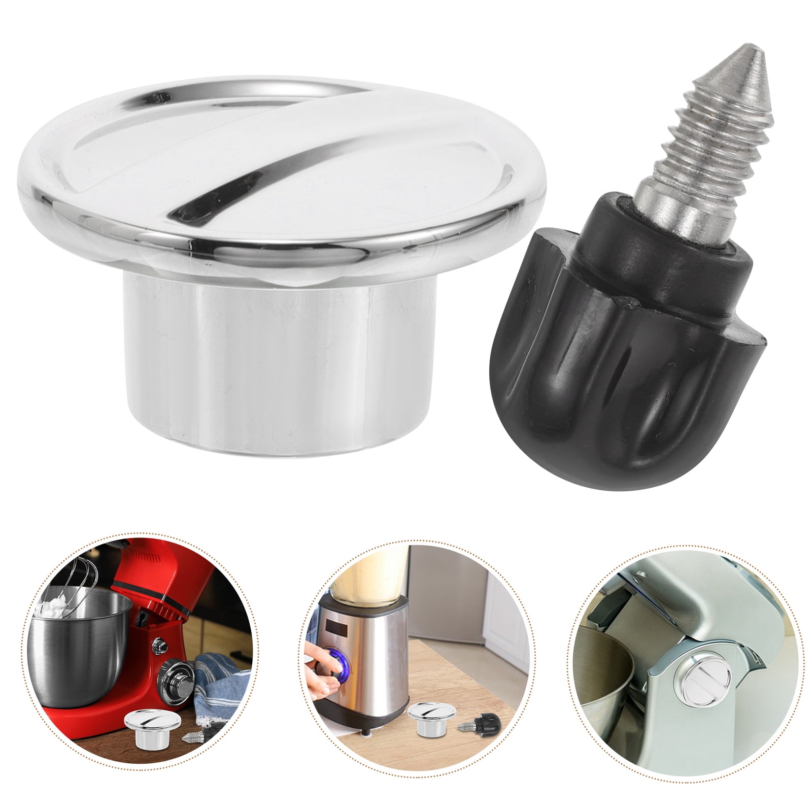 VERDANVERSE 1Set Mixer Thumb Screw Attachment Knob Zinc Alloy Plastic Kitchen Mixer Repair Part
