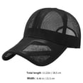 thumbnail image 2 of unbranded UV Protection Sports Hats Sunproof Mesh Hats Golfs Hats for Men Women (Black), 2 of 8