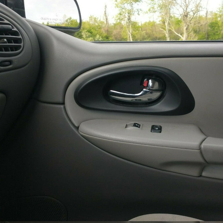 Kojem Front Interior Right Door Handle Trim for 200 2009 Chevrolet Trailblazer Inside Passenger Side Bezels Black