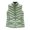 Green 3XL, variant on Women's Padded Vest Autumn Winter Ultra Light Zipper Closure Warm Sleeveless Jacket Slim Fit Windproof Stand-up Collar Waistcoat for Home Work