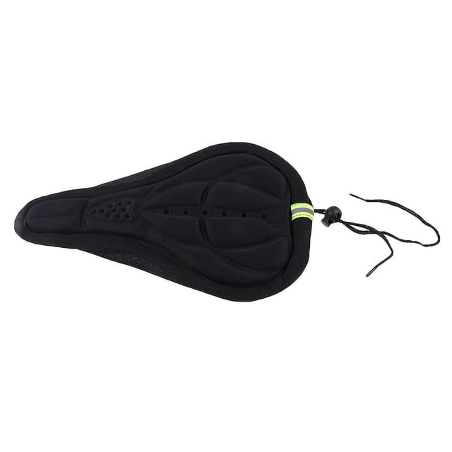 1pc Cojín de Montaña Duradero Almohadilla 3D Silla Montura Negro shamjiam Funda de sillín de bicicleta