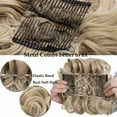thumbnail image 4 of Benehair Messy Curly Hair Bun Easy Stretch Chignon Hair Extensions Clip in Updo Hairpiece Cover Ponytail Scrunchie for Women Wedding, 4 of 11