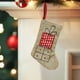 thumbnail image 5 of Adorno navideño con forma de calcetín | Decoración colgante de tela bordada para el árbol de Navidad | Pequeño colgante con forma de calcetín para la decoración festiva del hogar | Juego de 1, 5 of 6