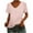 Pink, variant on Puntoco Short Sleeve Women Tops ,Summer Women'S Scoop Neck Short Sleeve Shirts Ribbed Slim Fitted Casual Basic Top Blouses Yellow XL(XL)