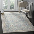 thumbnail image 3 of SAFAVIEH Mystique Jasna Distressed Polyester Area Rug, Grey/Light Blue, 3' x 5', 3 of 9