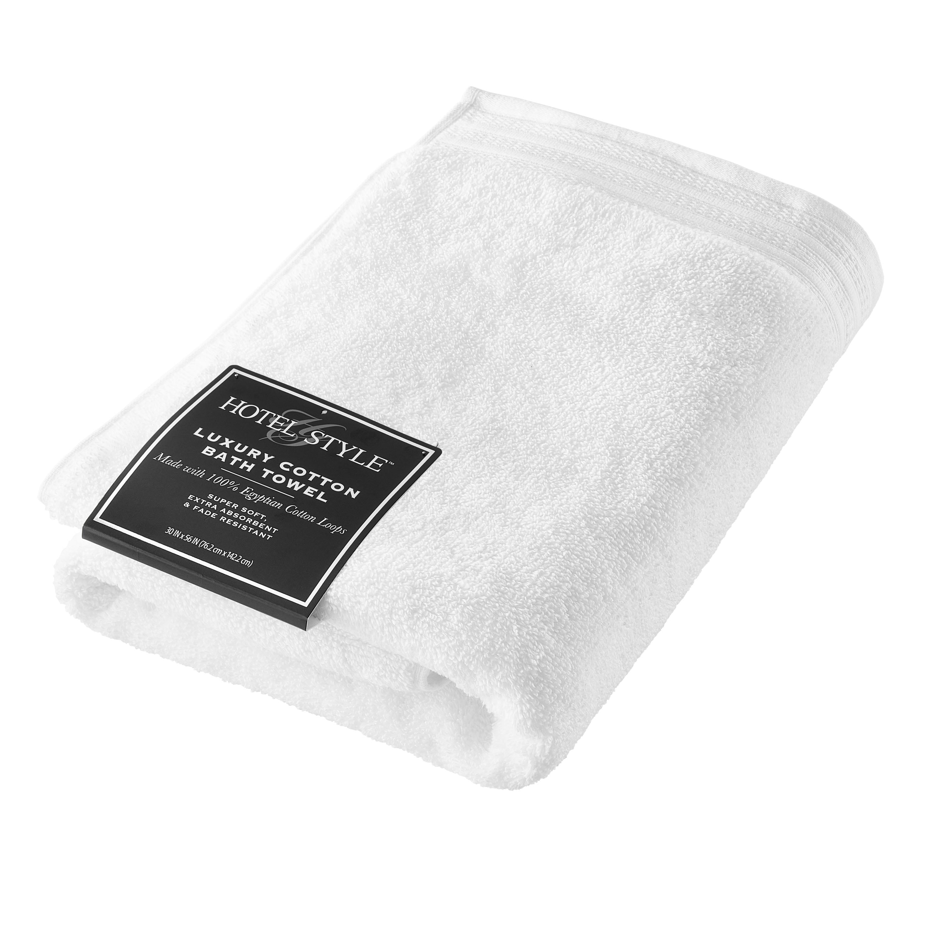 Hotel Style Egyptian Cotton Hand Towel, Arctic White