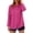 Hot Pink, variant on Women's Pintuck Button Down Shirt, Long Sleeve Casual Blouse for Women, Women's Purple, Sizes S-3XL