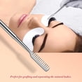 thumbnail image 4 of 2 in 1 Eye Lash Lift Tool – Stainless Steel Eyelash Separator Tool for Eyelash Eyebrow Perming Tinting, Metal Lash Lift Rods Tools for Curling Extensions, Precision Lash Comb - Silver Silver Silver, 4 of 5