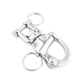 thumbnail image 1 of Swivel Shackle de acero inoxidable 70 mm de servicio pesado Relado rápido pulido Snap Hook Diving Surfing Surfival Surfival Supplies tholdsy VI001871-00, 1 of 7