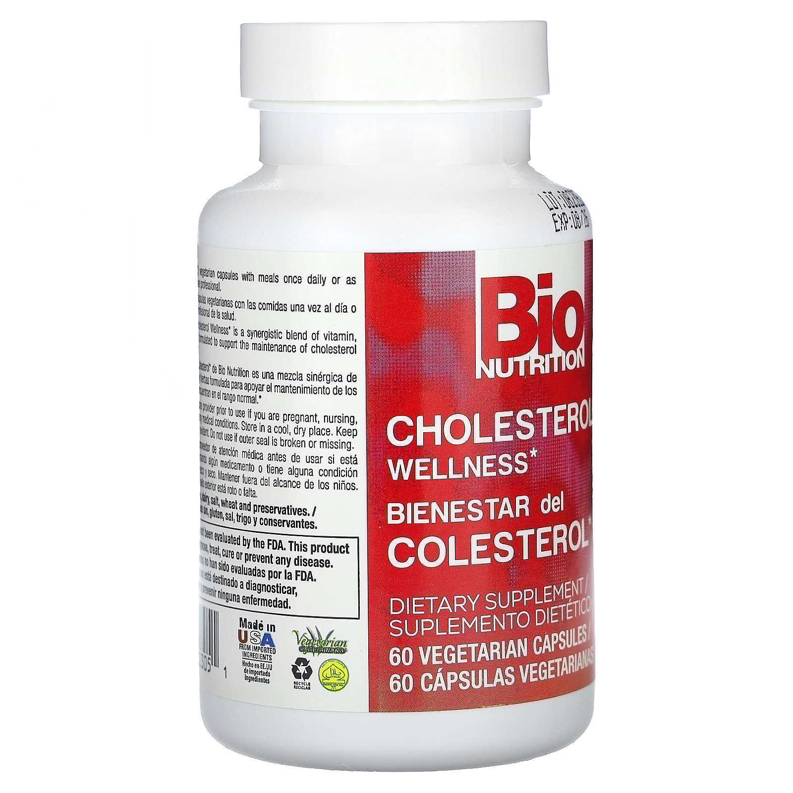 Bio Nutrition Cholesterol Wellness - Blood Pressure Support