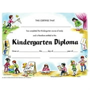 Kindergarten Diploma, Pack of 30, 8.5" x 11"