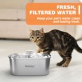 thumbnail image 2 of Filtros de Fuente de Agua Rellaty para Gatos y Perros de Repuesto y Esponjas Prefiltrantes 3.2 L 120, 2 of 7