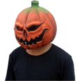 thumbnail image 1 of Scary Latex Full Head Pumpkin Mask - Halloween Costume Party Decoration, 1 of 4