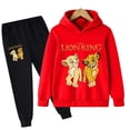 thumbnail image 2 of Niños moda León rey Simba sudaderas con capucha bebé niños niñas ropa deportiva sudadera 2 uds conjuntos algodón disfraz niños chándales90CM Gao Jinjia LED, 2 of 2