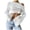 White, variant on Youmylove Womens Summer Dresses Seductive Round Neck Solid Color Hollow Out Knit Sweater Long Sleeve Cover Up Top For Women Beach Coverup Dresses
