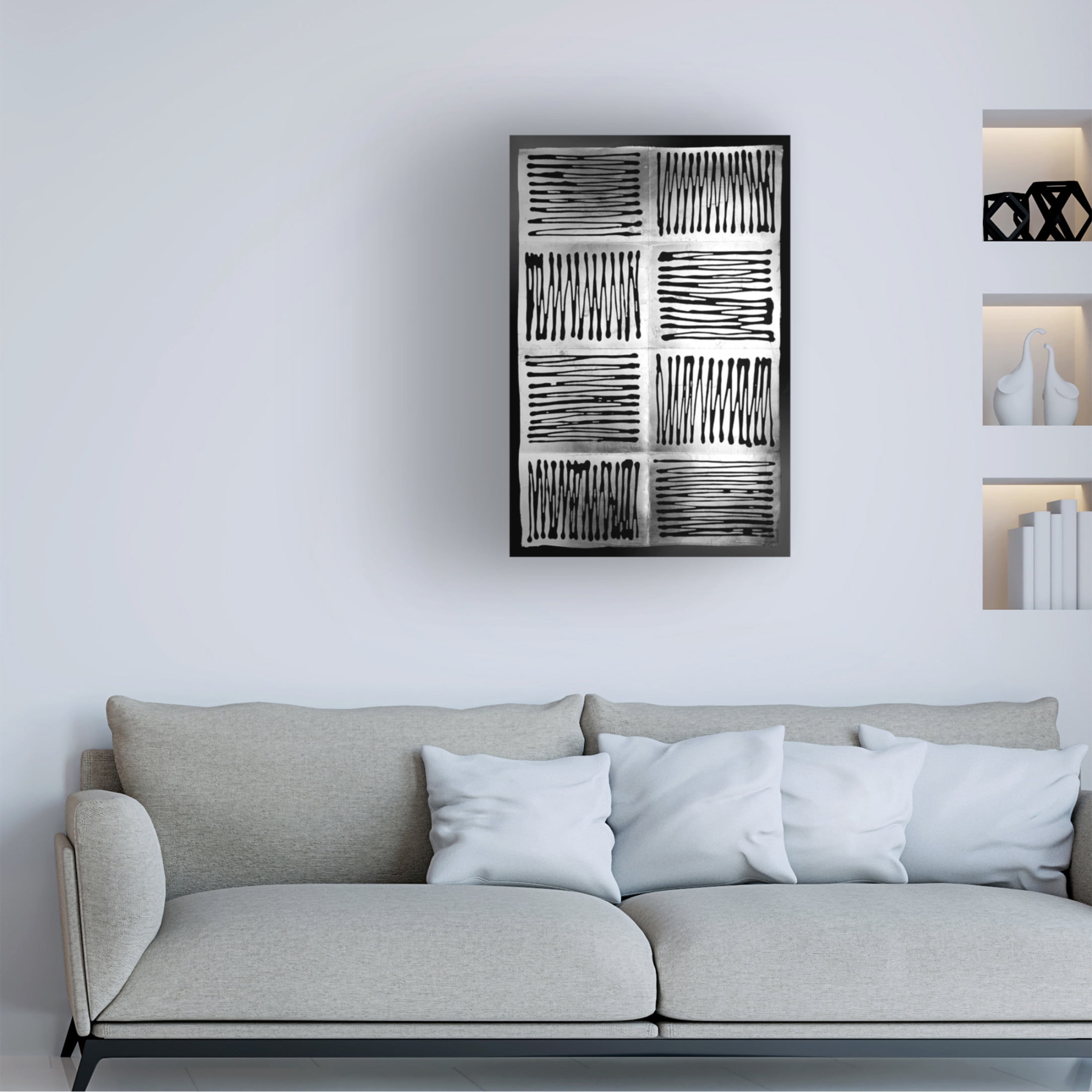Canvas Wall Art - Vanna Lam 'Galvanize II' Wall Art for Living Room, Bedroom, or Office Décor by Trademark Fine Art - 22 x 32 Inches