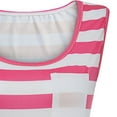 thumbnail image 6 of Henpk Summer Dresses for Women Striped T Shirt Dress Casual Midi Dress Short Sleeve Sundress with Pockets Casual Sleeveless Bandage Stripe Printing Loose Vest Sling Dress Pink XXXXL, 6 of 6