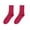 Wine Red, variant on Women Men Socks, Casual Solid Color Soft Skin-friendly Elastic Cotton Sweat Absorption Breathable Middle Tube Socks for Spring Autumn Winter Daily Wear