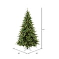 thumbnail image 3 of Vickerman 6.5' Camdon Fir Artificial Christmas Tree, Multi-Colored Dura-lit LED Lights, 3 of 6