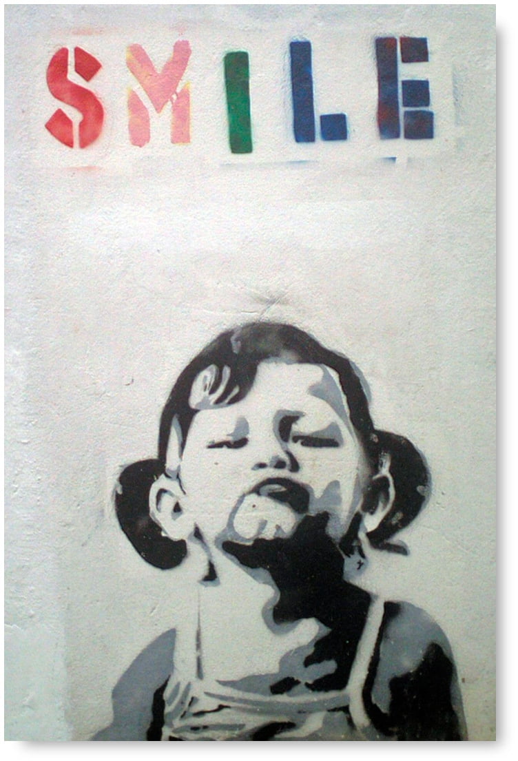 BANKSY LIFE IS BEAUTIFUL CANVAS ART PRINT ARTWORK STREET XL OPTION