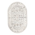 thumbnail image 3 of Unique Loom Aurelia Collection Area Rug - Hadrian (5' x 8' Oval Ivory/Blue), 3 of 7
