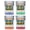 Multicolor (4-Pack), variant on Blacksburg Virginia Vintage Design Souvenir 2 oz Square Shot Glass – Green
