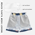 thumbnail image 5 of Cute Dog House Bowl Pattern Swim Trunks Quick Dry Beach Pool Board Shorts Lightweight Stylish Print Sizes 2T to XL, 5 of 8