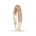 thumbnail image 2 of 1/3ct Vintage Scroll Design Lab Created Diamond Wedding Ring 14K Rose Gold, 2 of 4