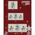 thumbnail image 6 of Christmas Garage Door Banner Cover 6 x 13 ft, Hello Christmas Snowman with Snowflakes Beige Christmas Garage Door Decorations Holiday Christmas Backdrop Decor for Winter New Year Xmas Party, 6 of 6