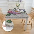 thumbnail image 2 of BANET Table Cloths Decorative Washable Rectangle Tablecloth Table Cloth, Dining, Kitchen, Parties &amp; Camping, - Spring/Summer white, 2 of 7