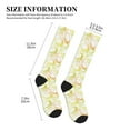thumbnail image 2 of Lsque Lemon Potatoes Pattern Sport Compression Socks for Men & Women 15-20 mmHg Knee High Nurse Pregnant Running Medical and Travel Athletic, 2 of 6